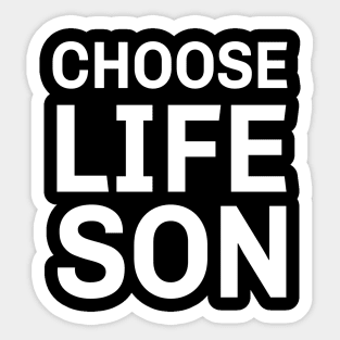 Rush - Choose Lifeson - Wham Style - White Text Sticker